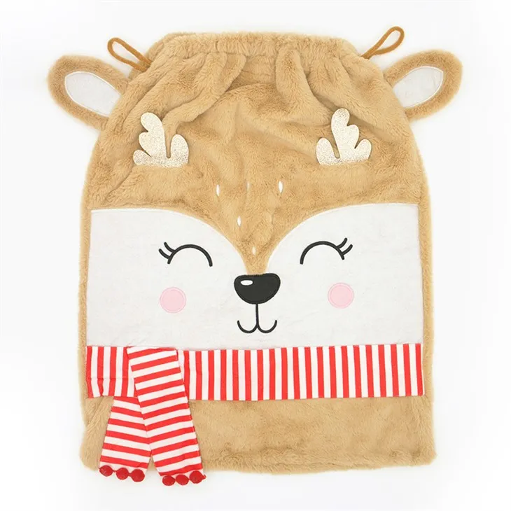 Osjetljive božićne čarape sa životinjama