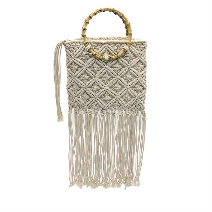 Heklana torba od bambusa srednje veličine