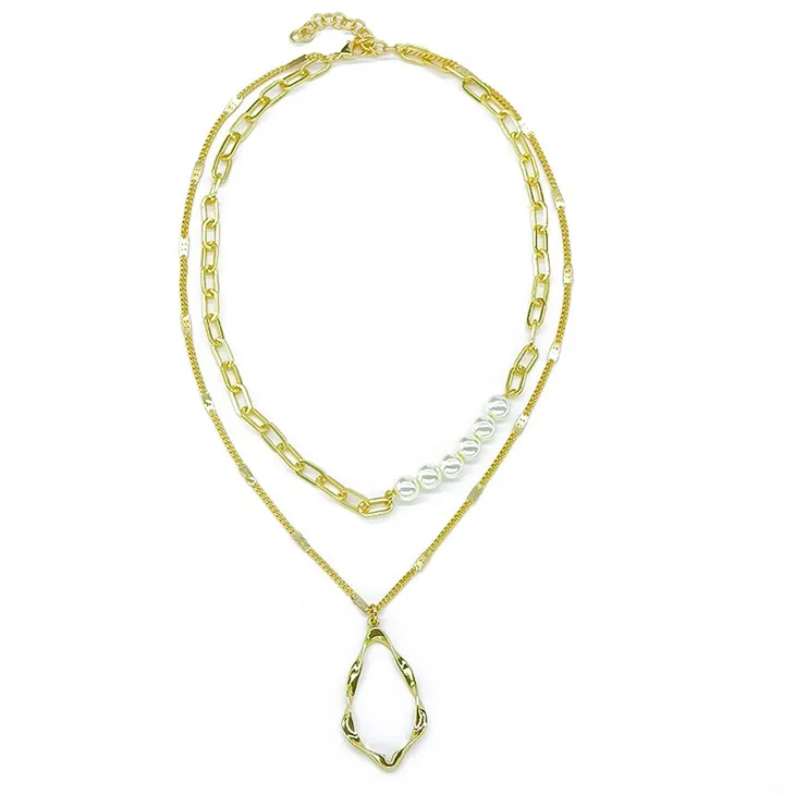 Set zlatnih bisernih ogrlica