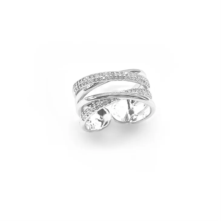 Srebrni brušeni prstenovi