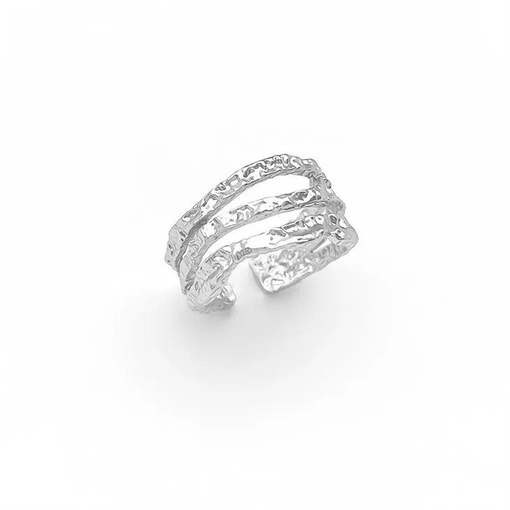 Srebrni trostruki prsten